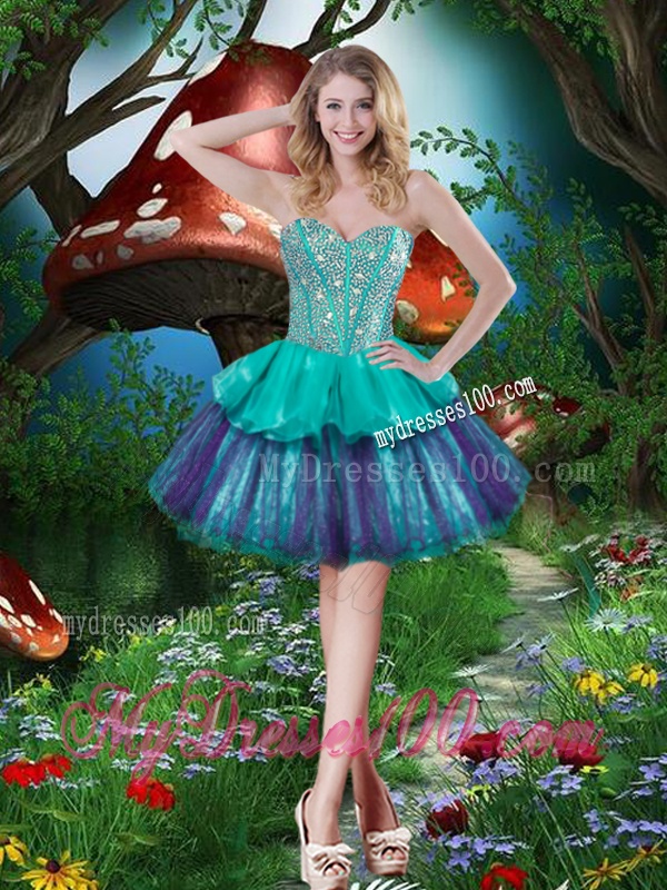 Beautiful Detachable Quinceanera Dresses with Beading and Ruffled Layers for Spring