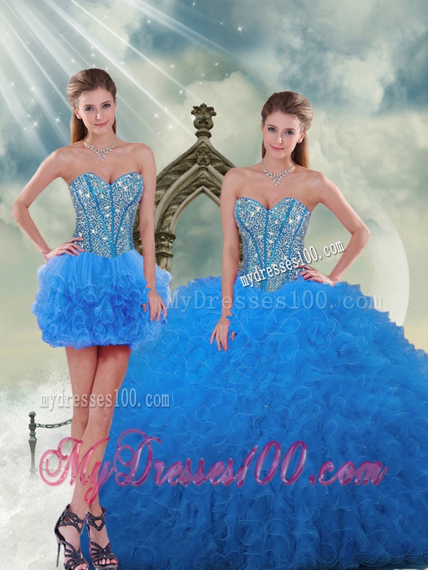 Most Popular Sweetheart Sweet 16 Dresses with Beading and Ruffles