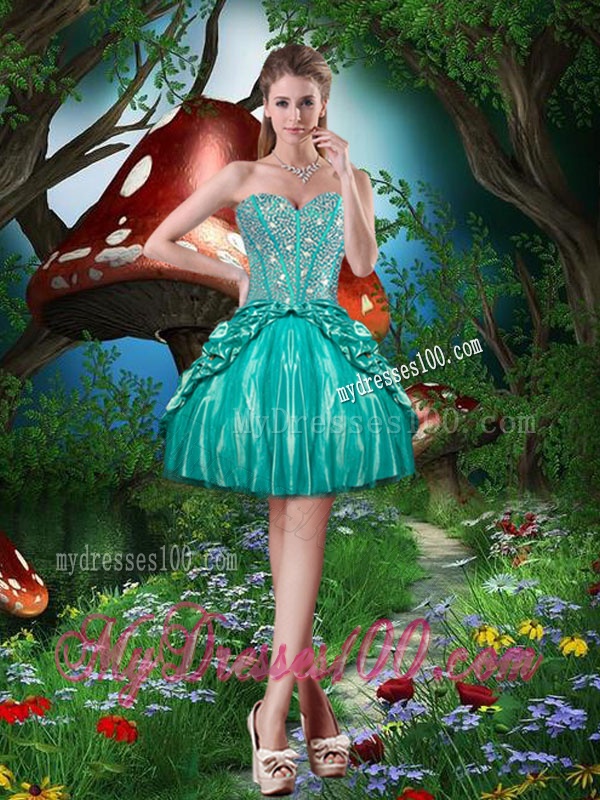 Summer Pretty Sweetheart Beading Detachable Quinceanera Dresses