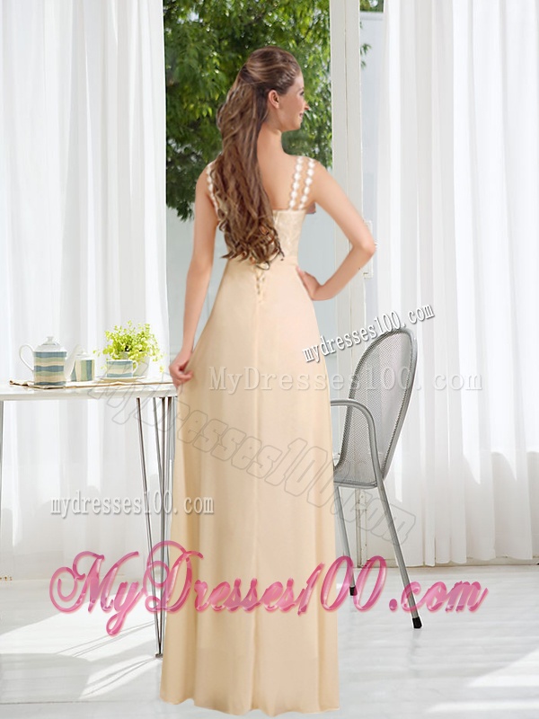 2016 Straps Empire Bowknot Lace Dama Dress