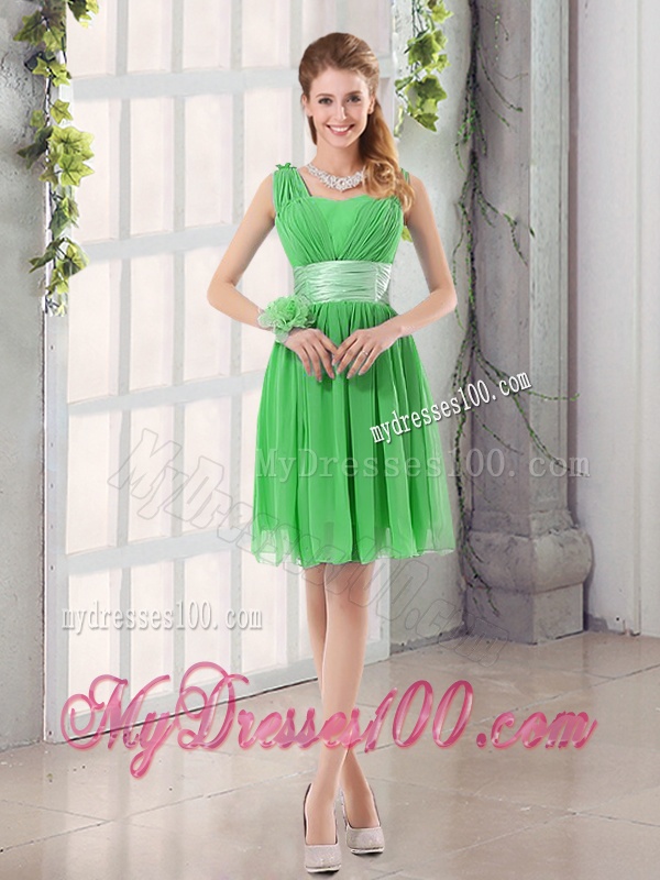 Straps Ruching Sweetheart A Line 2016 Elegant Dama Dress