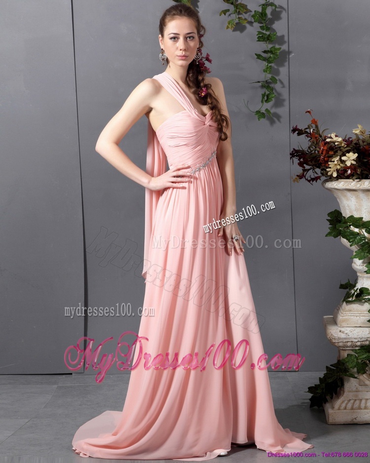 2016 Comfortable Sweetheart Evening Dress with Watteau Train