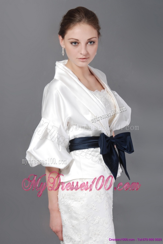 2016 Lovely Strapless White Evening Dress with Lace and Belt