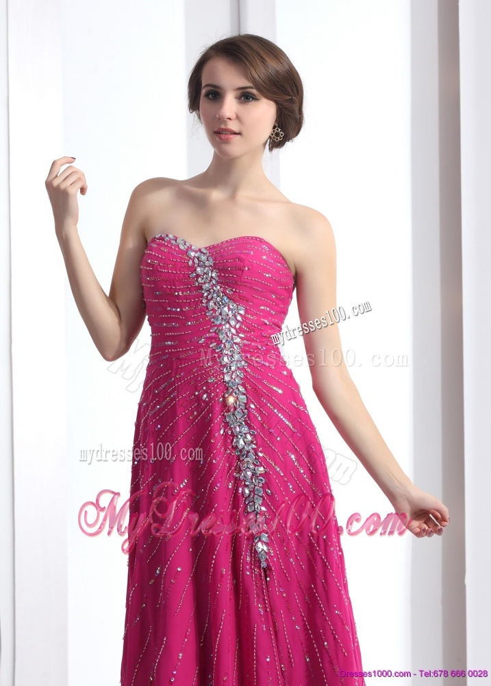 2016 Pretty Sweetheart Floor Length Evening Dress with Beading