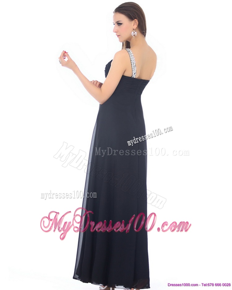 2016 The Most Popular Black Evening Dresses with Beading