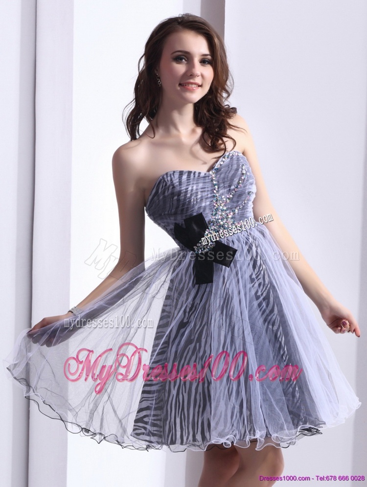 New Style Sweetheart Leopard 2016 Evening Dress with Beading