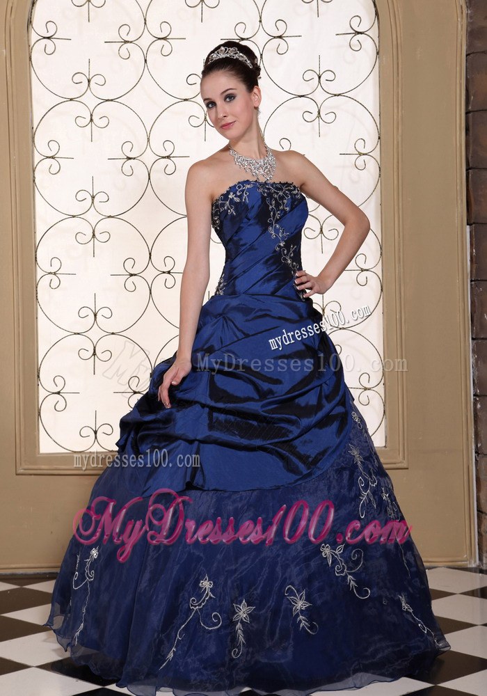 Exclusive Quinceanera Dress With Embroidery For 2013 Strapless N