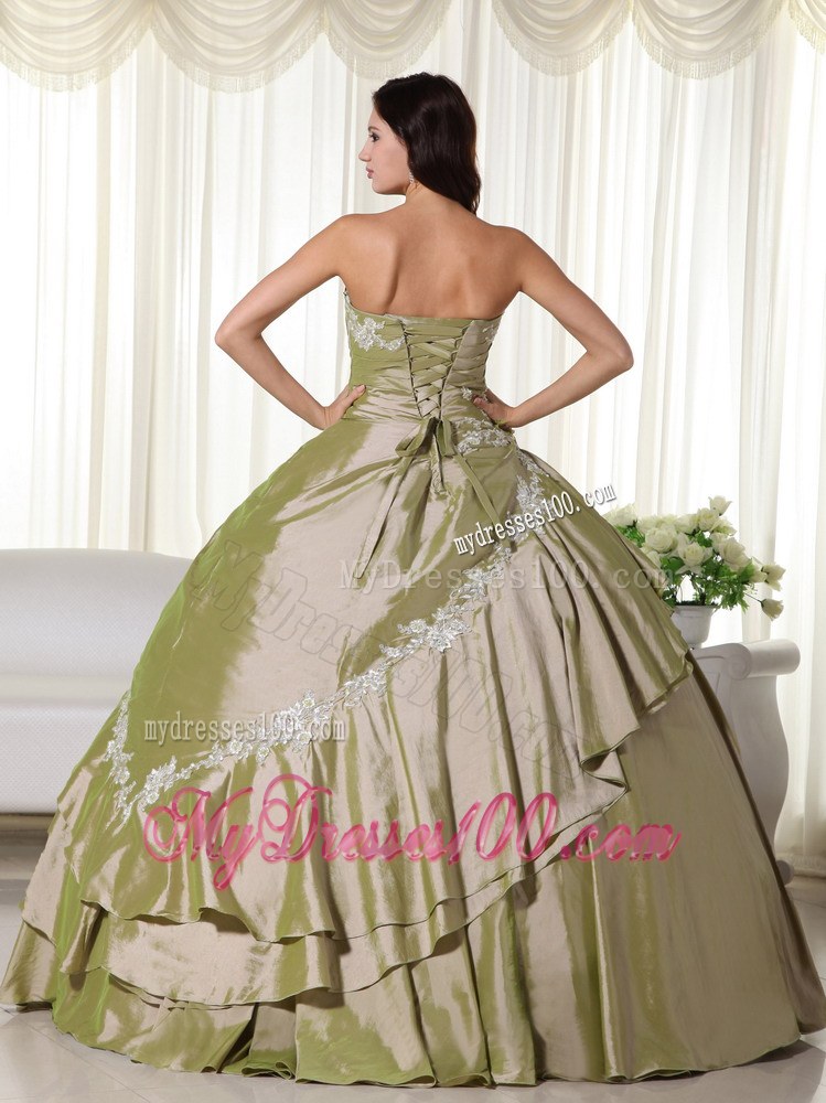 Jacket for Sweet Sixteen Quinceanera Dresses in Olive Green