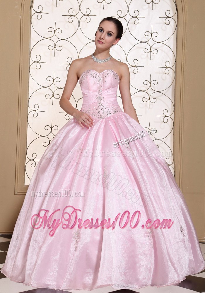 Sweet Baby Pink 2013 Quinceanera Dress In California Sweetheart 