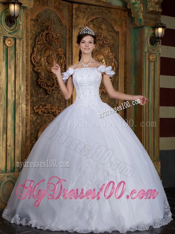 Off The Shoulder Dresses for 15 with Beading For two Layers