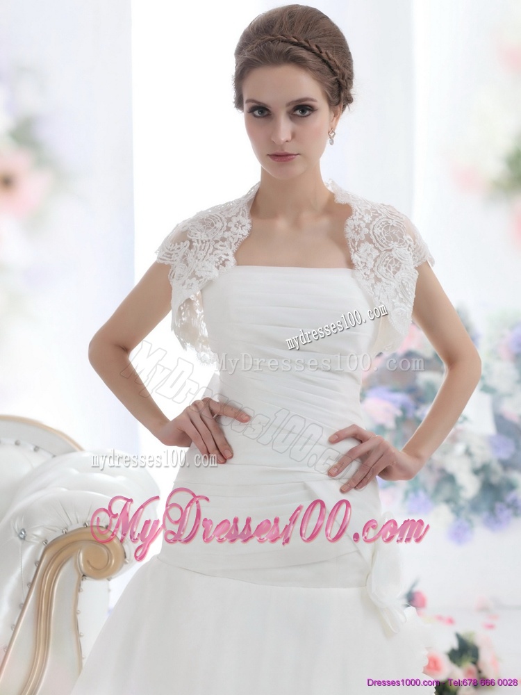 Fashionable A Line Strapless Wedding Dress for 2016