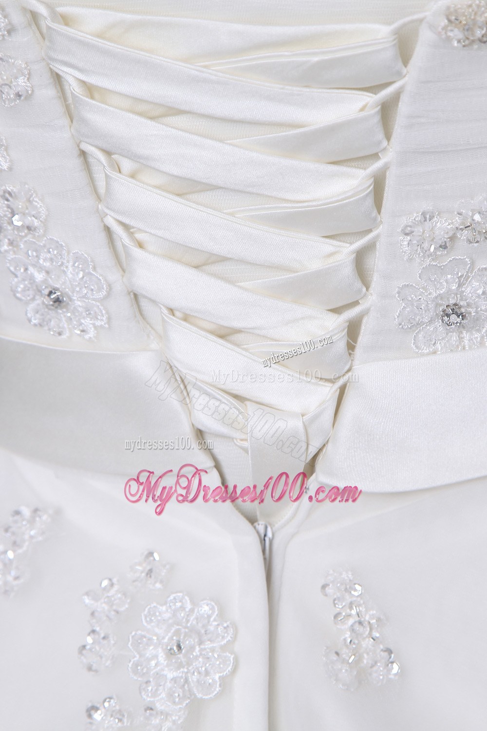 Beautiful Sweetheart Chapel Train Luxurious Lace Wedding Dresses