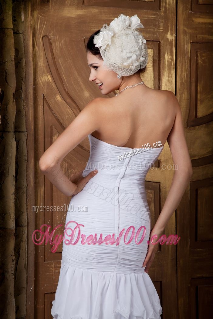 Brand New Sweetheart Brush Train Beaded Wedding Dresses for Garden