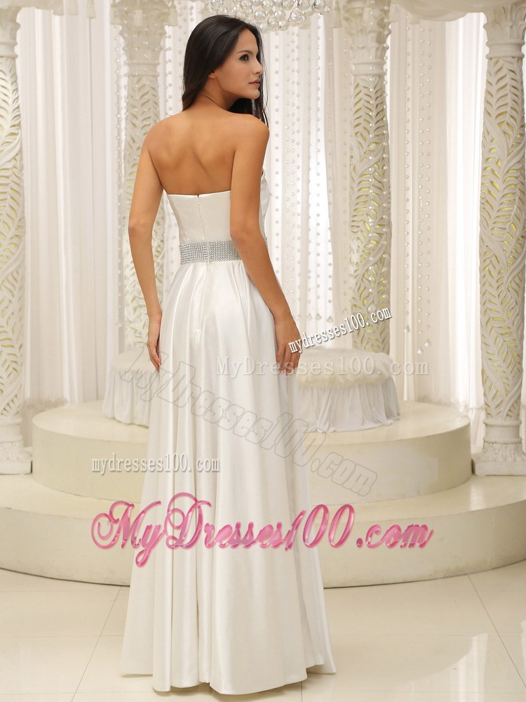 Simple Sweetheart 2013 Wedding Dress with Beaded Decorate Waist