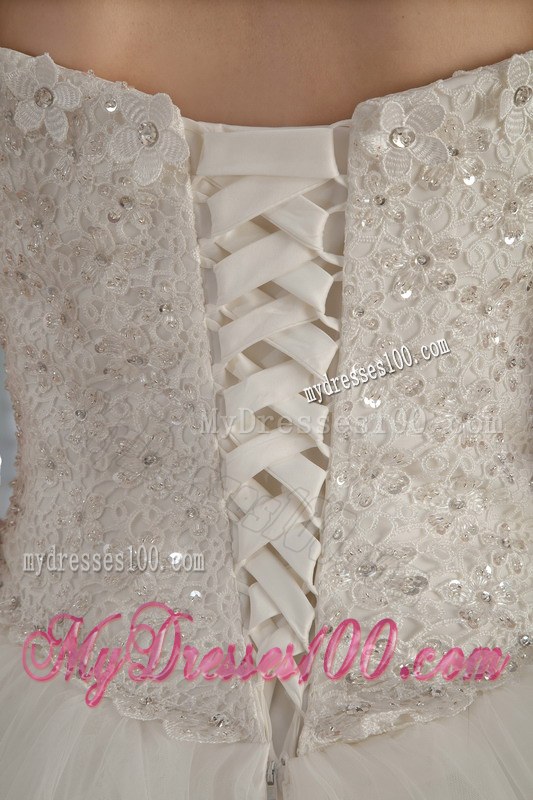 Fashionable Ball Gown Off The Shoulder Beaded Wedding Gowns