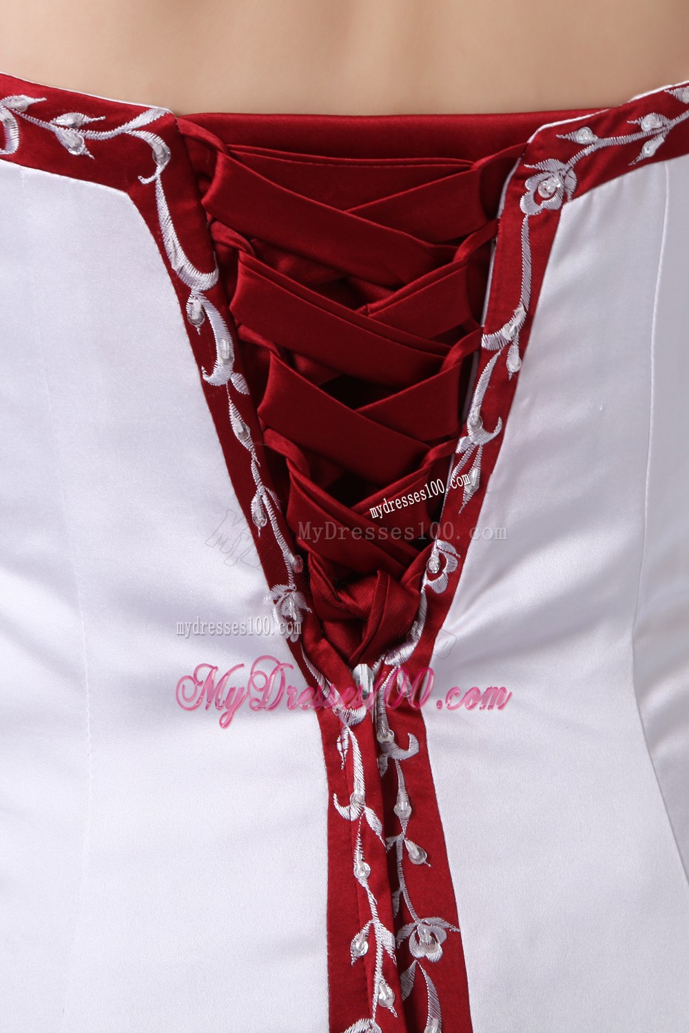 Luxurious Wedding Dresses Chapel Train Embroidery With Beading