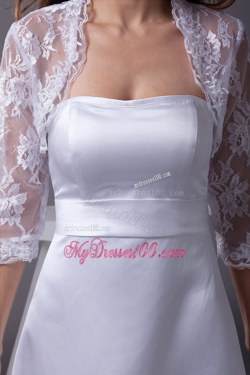 Simple Strapless Floor-length Low Price Wedding Dresses On Sale