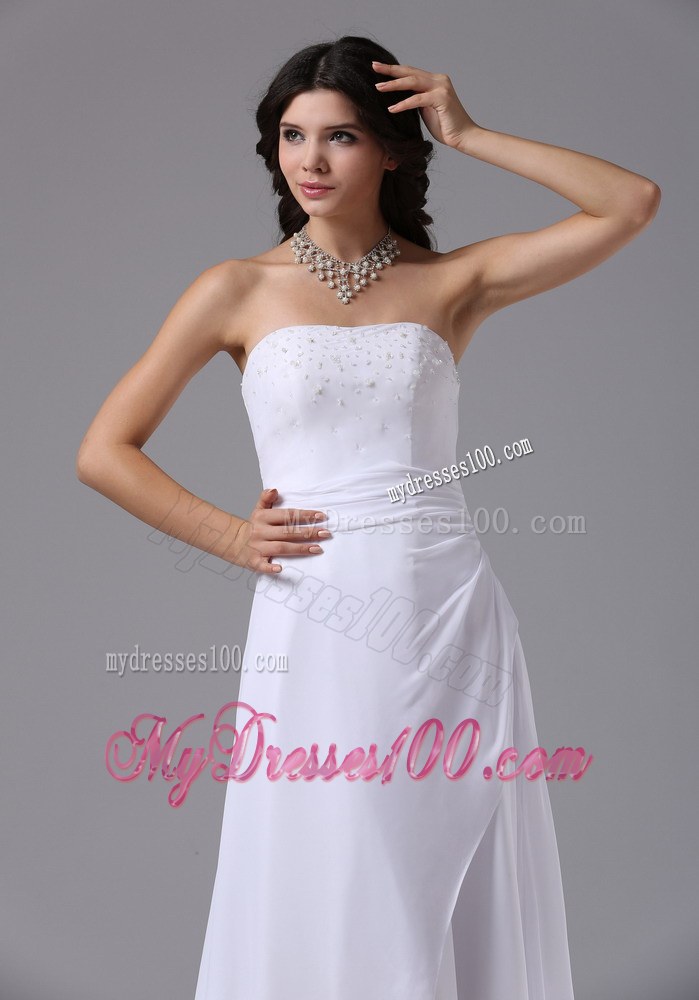 Strapless Custom Made For Cheap Wedding Dresses On Sale