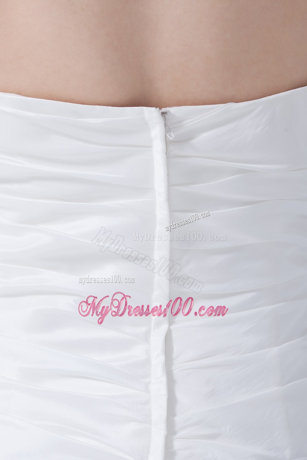 Sweetheart Mermaid Hand Made Flowers Brush Train Wedding Dress