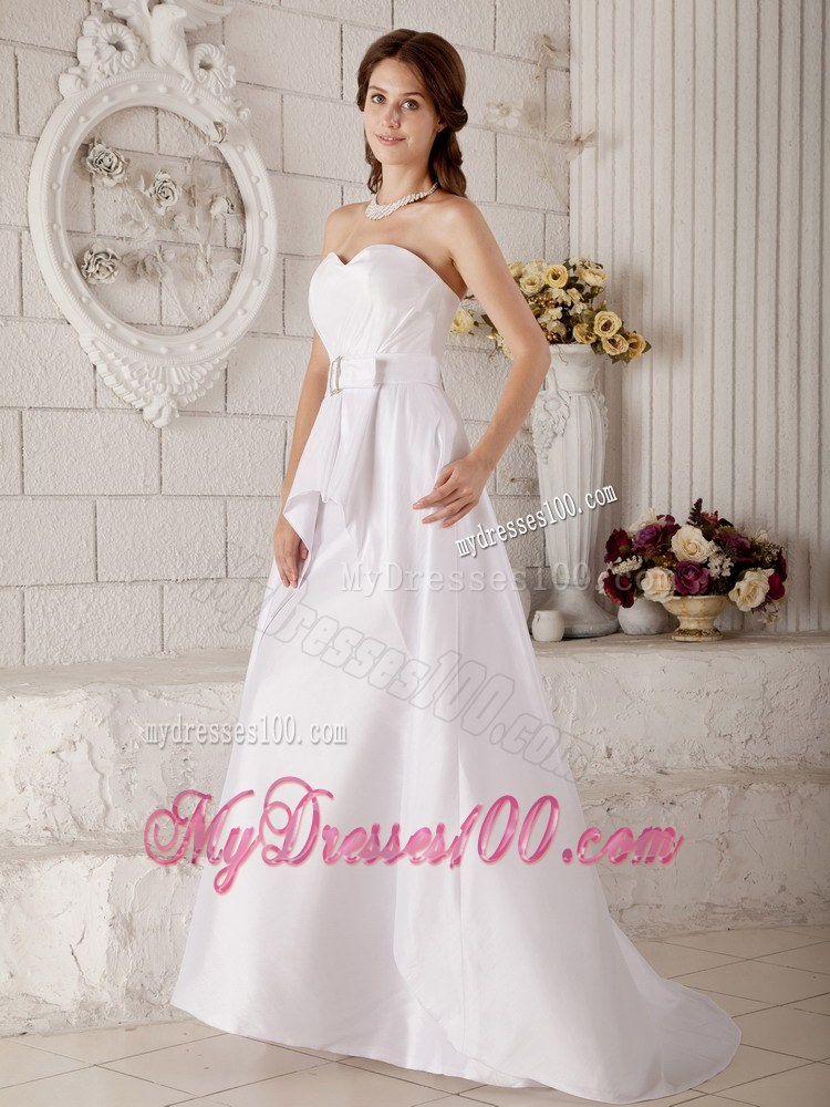 The Brand New Style Princess Sweetheart Brush Train Wedding Dresses