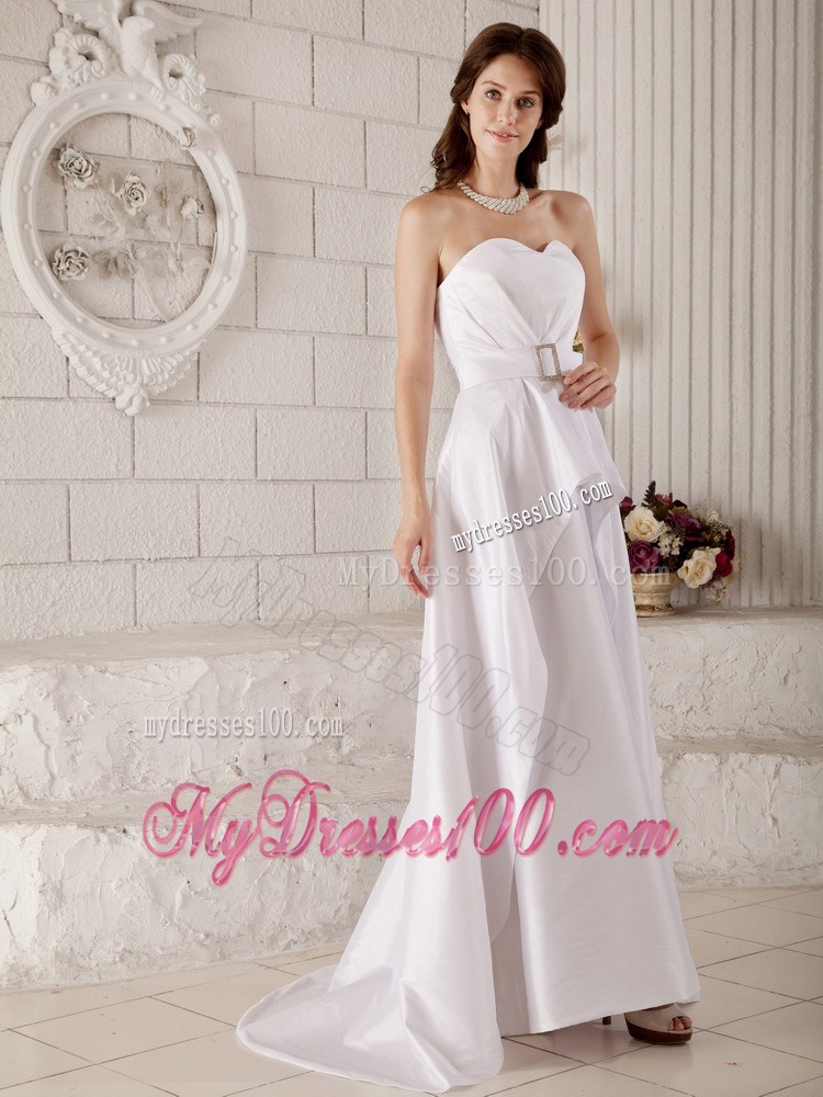 The Brand New Style Princess Sweetheart Brush Train Wedding Dresses