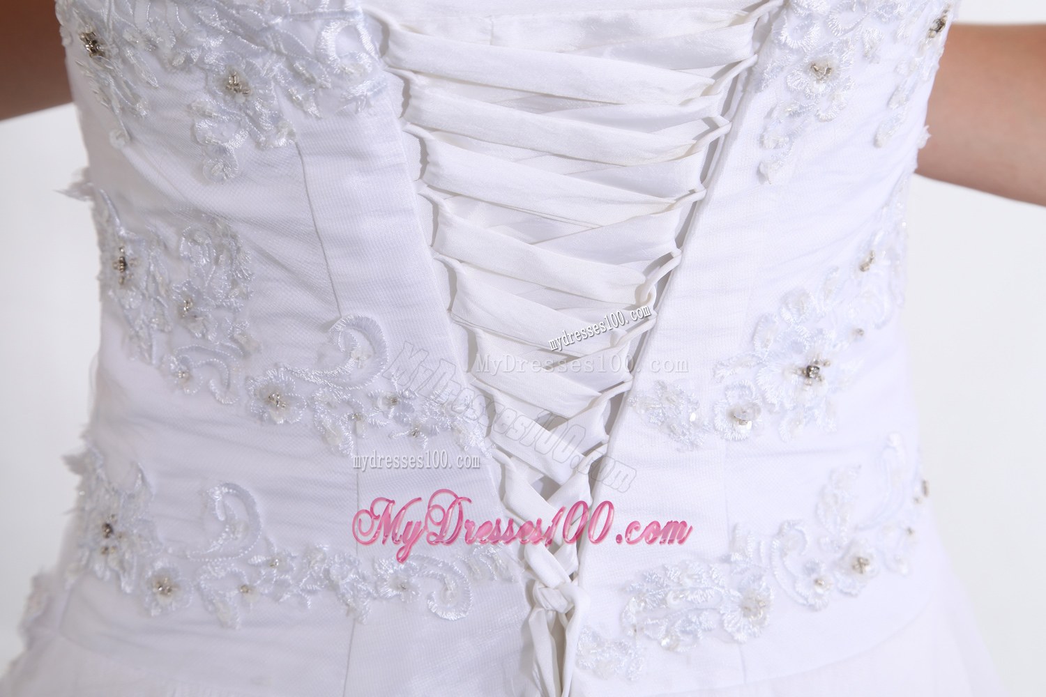 Classical Strapless Brush Train Beaded 2013 Wedding Dresses