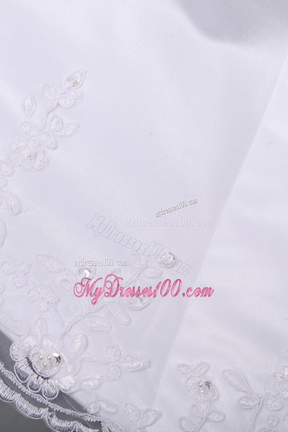 Graceful Strapless Brush Train Lace Appliques 2013 Bridal Gowns
