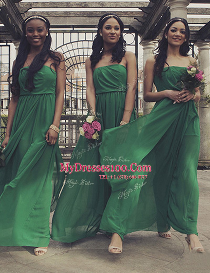Free and Easy Sleeveless Ruching Zipper Prom Dress