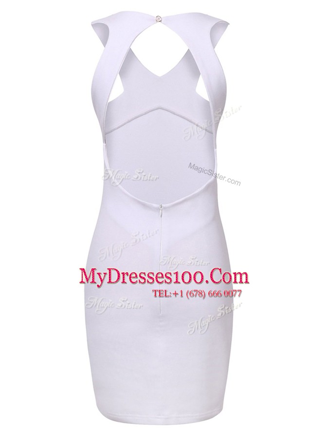 Exceptional Halter Top Sleeveless Elastic Woven Satin Evening Wear Sequins Zipper