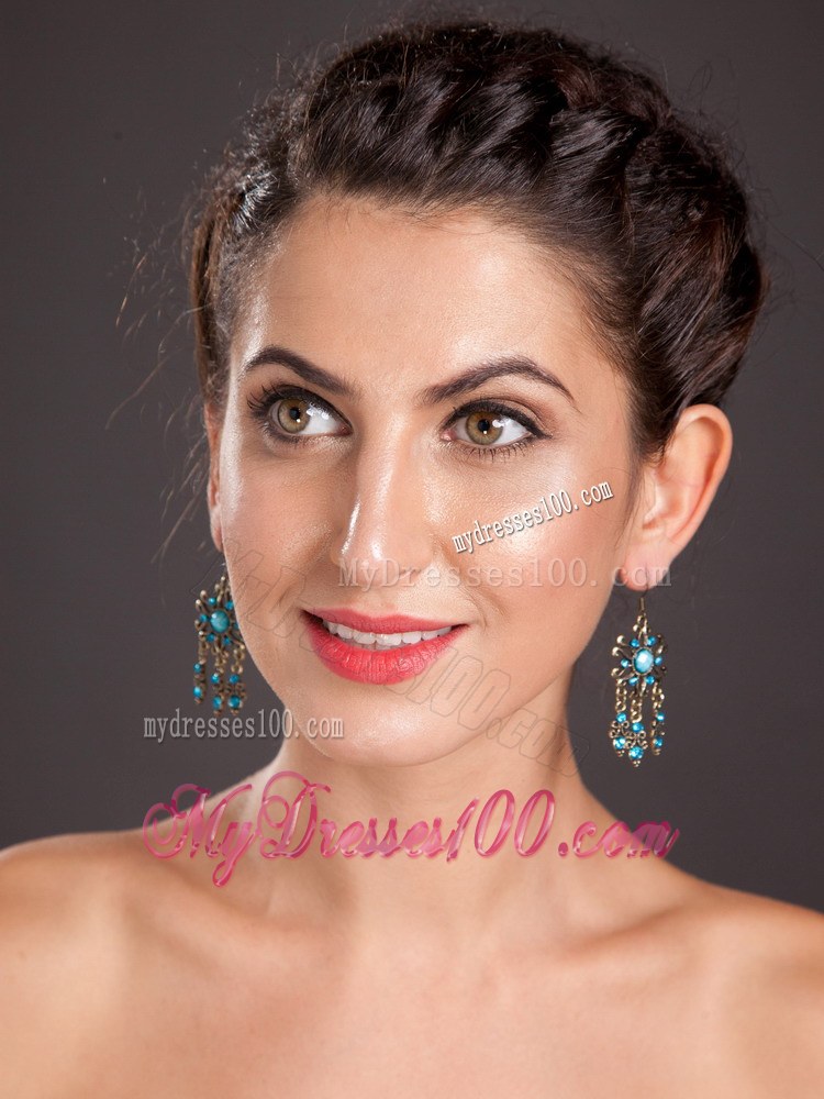Elegant Alloy Chandelier Drop Earrings