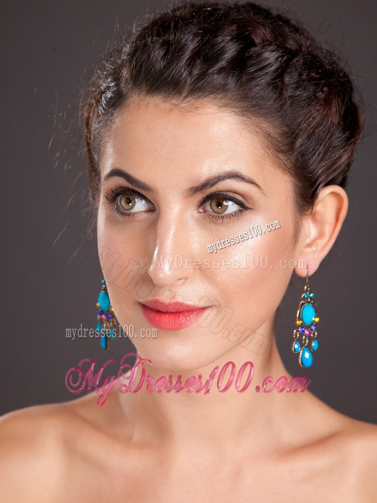 Gorgeous Gold Plated Chandelier Drop Earrings