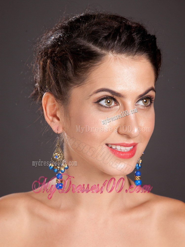 Pretty Onyx Chandelier Drop Earrings