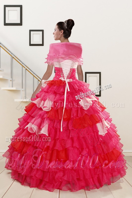 2016 One Shoulder Pretty Quinceanera Dresses in Multi Color