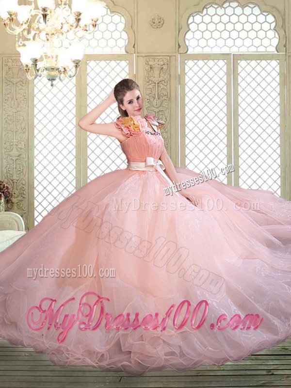Beautiful Asymmetrical Quinceanera Dresses with Bowknot