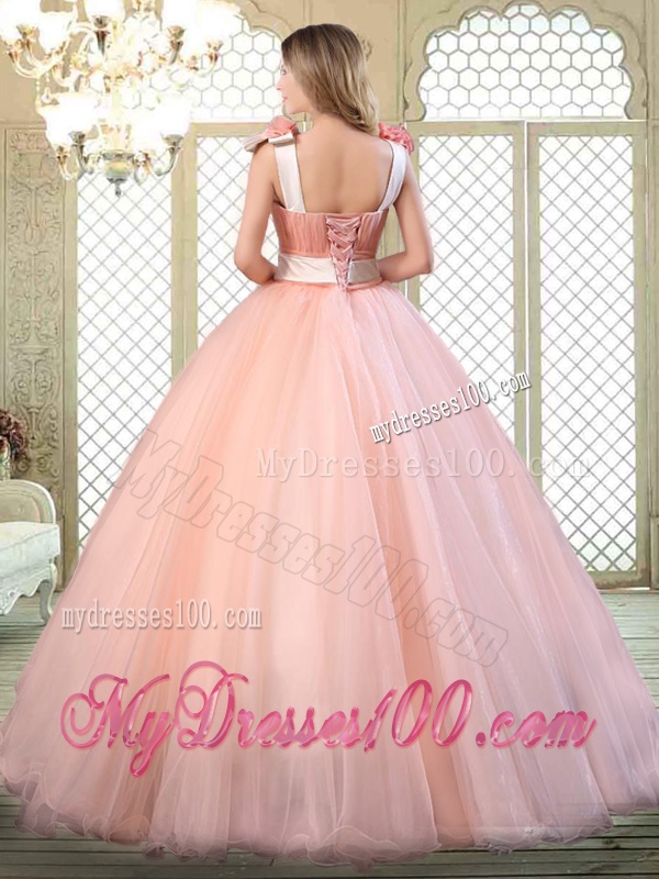 Beautiful Asymmetrical Quinceanera Dresses with Bowknot