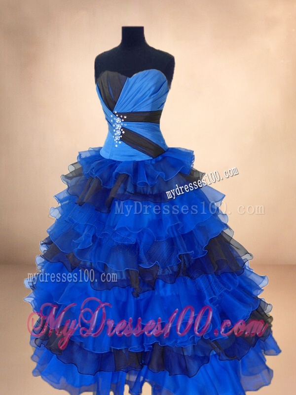 Elegant Beaded and Ruffled Layers Quinceanera Gowns in Multi Color