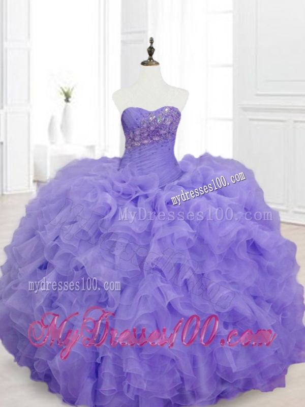 Low Price Ball Gown Sweetheart Quinceanera Dresses with Beading