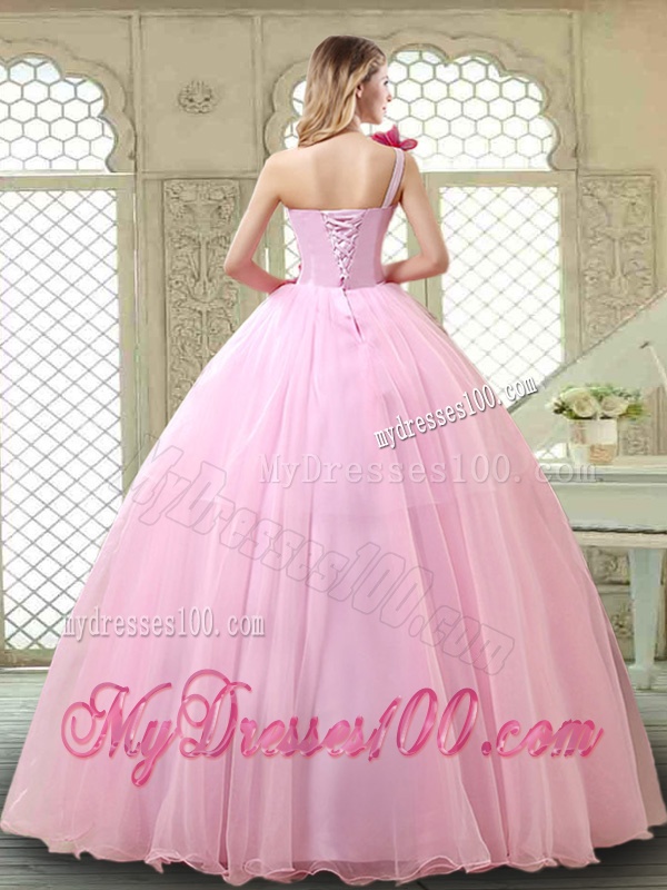 New Arrivals Beading Quinceanera Gowns with One Shoulder