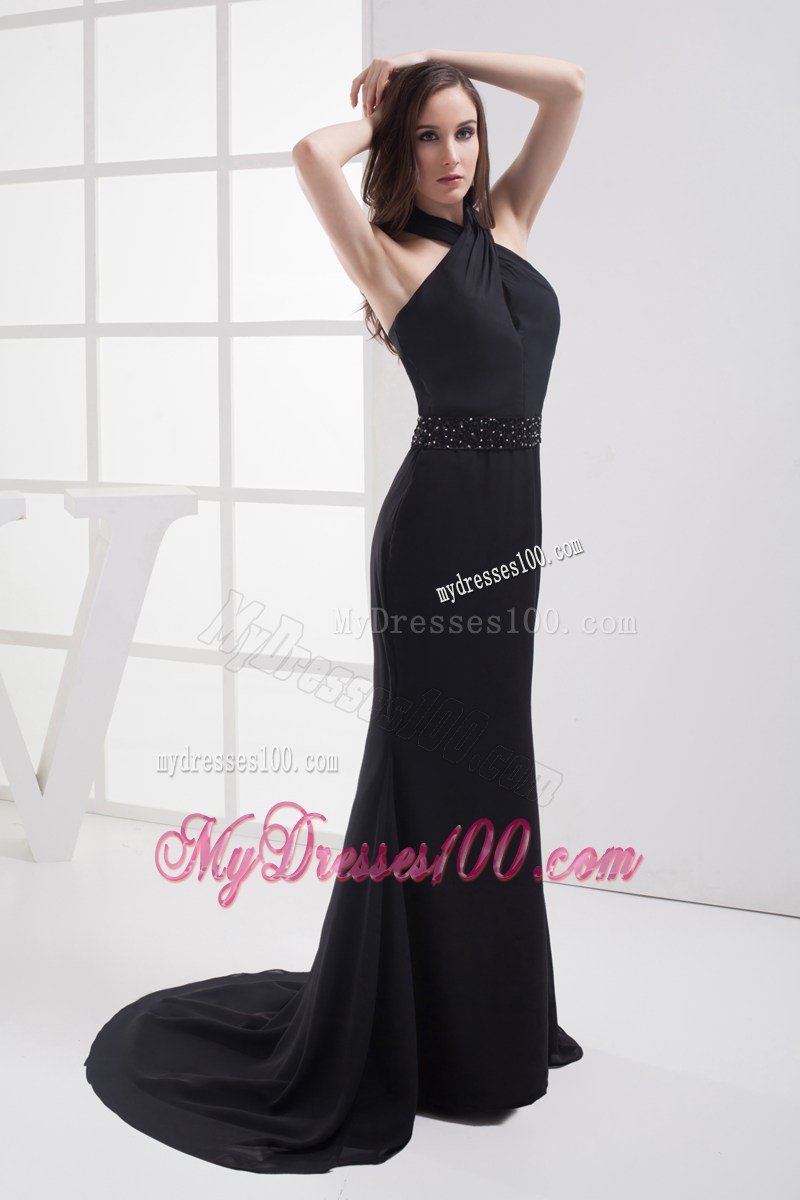 Simple One Shoulder High Slit Green Prom Evening Dresses with Appliques