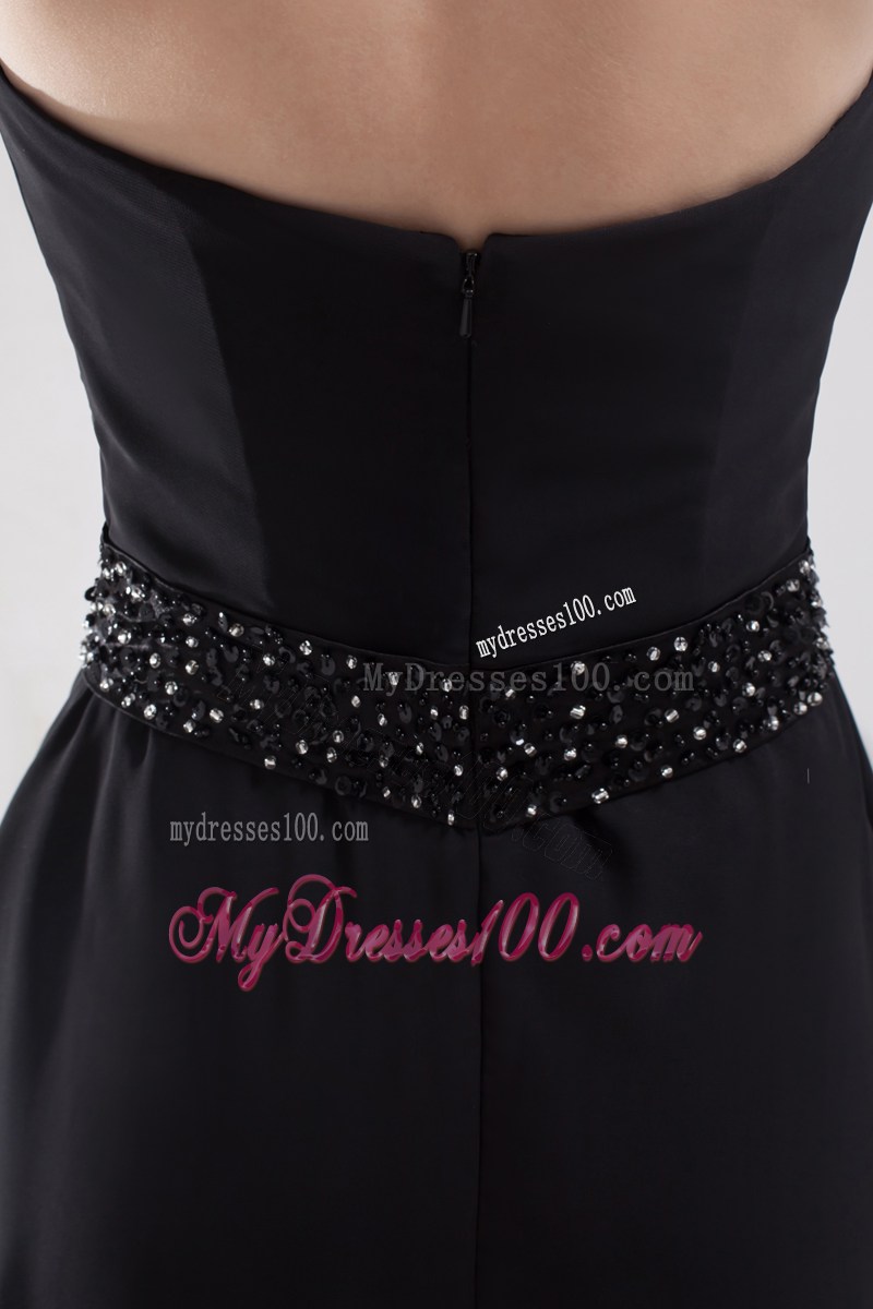 Simple One Shoulder High Slit Green Prom Evening Dresses with Appliques