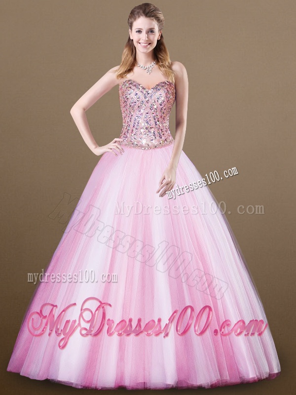 Lovely A Line Sweetheart Beading Detachable Evening Dresses for 2016