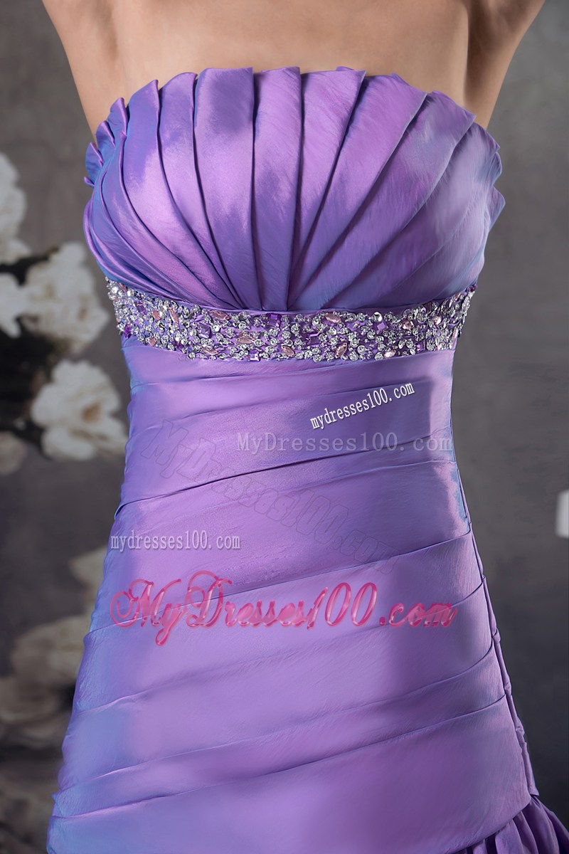 Beading and Ruffled Layers Column Strapless long 2013 Prom Dress