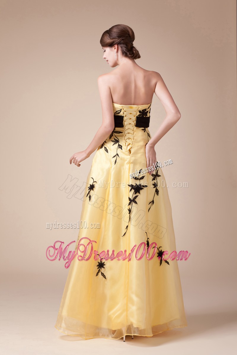 Bowknot Exclusive Empire Strapless Long Prom Dress For 2013