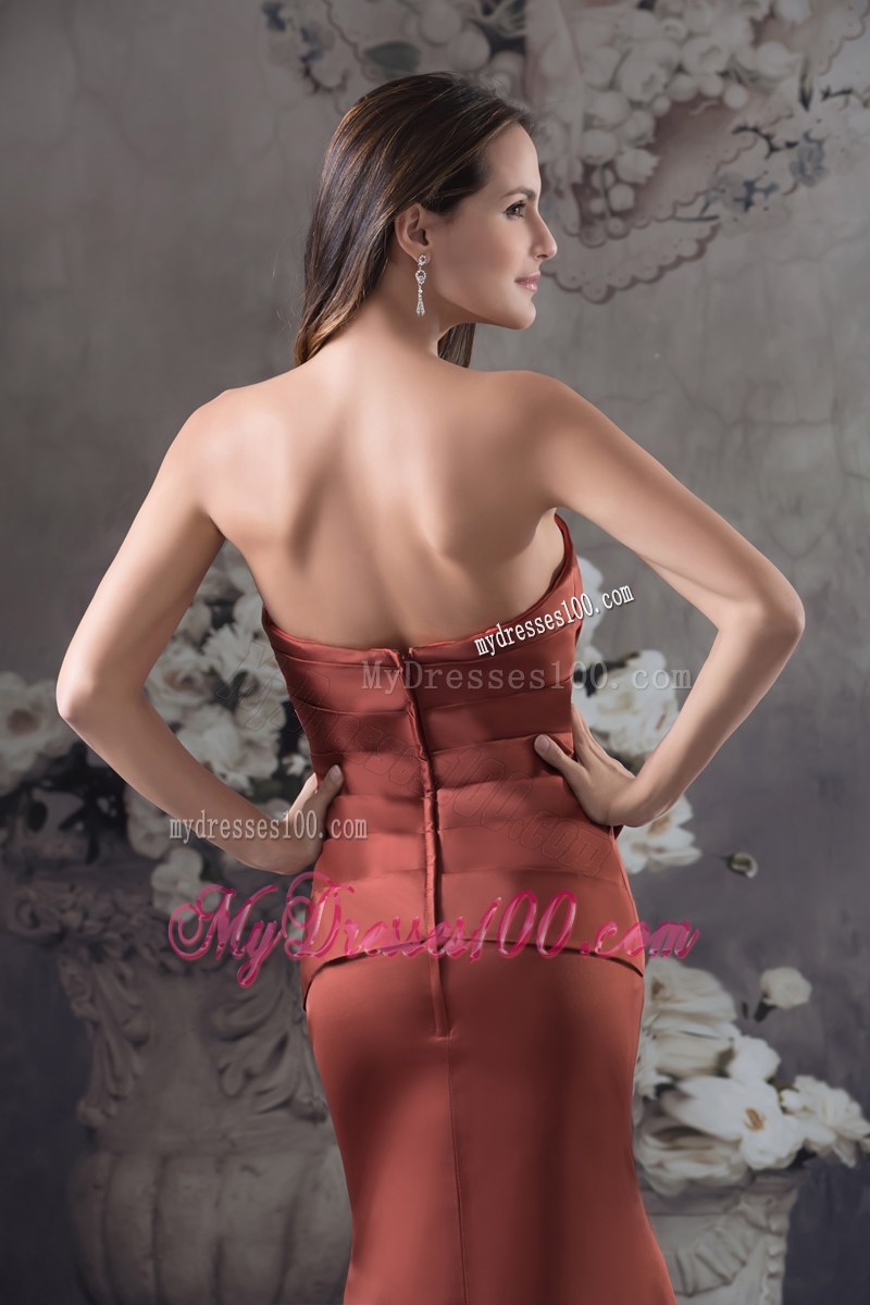 Brand New Appliques Mermaid / Trumpet Long Strapless Prom Dress