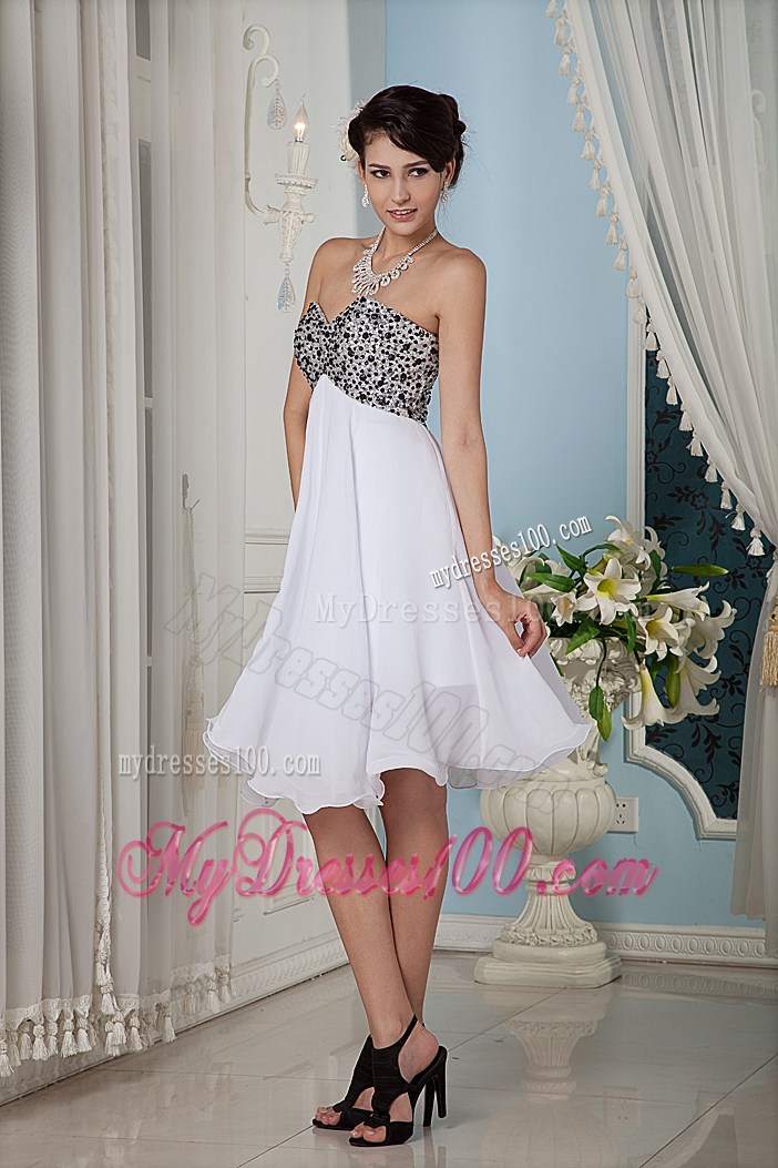 Simple White Princess Prom Graduation Dresses Sweetheart