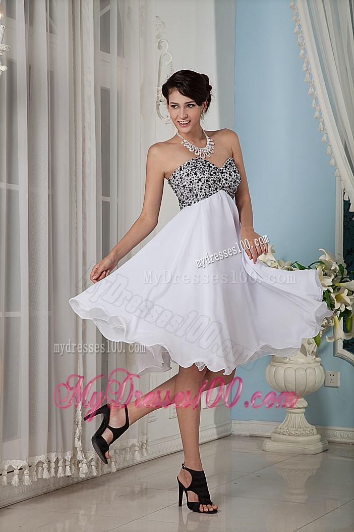 Simple White Princess Prom Graduation Dresses Sweetheart