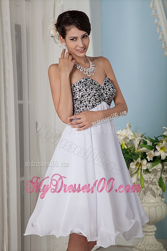 Simple White Princess Prom Graduation Dresses Sweetheart