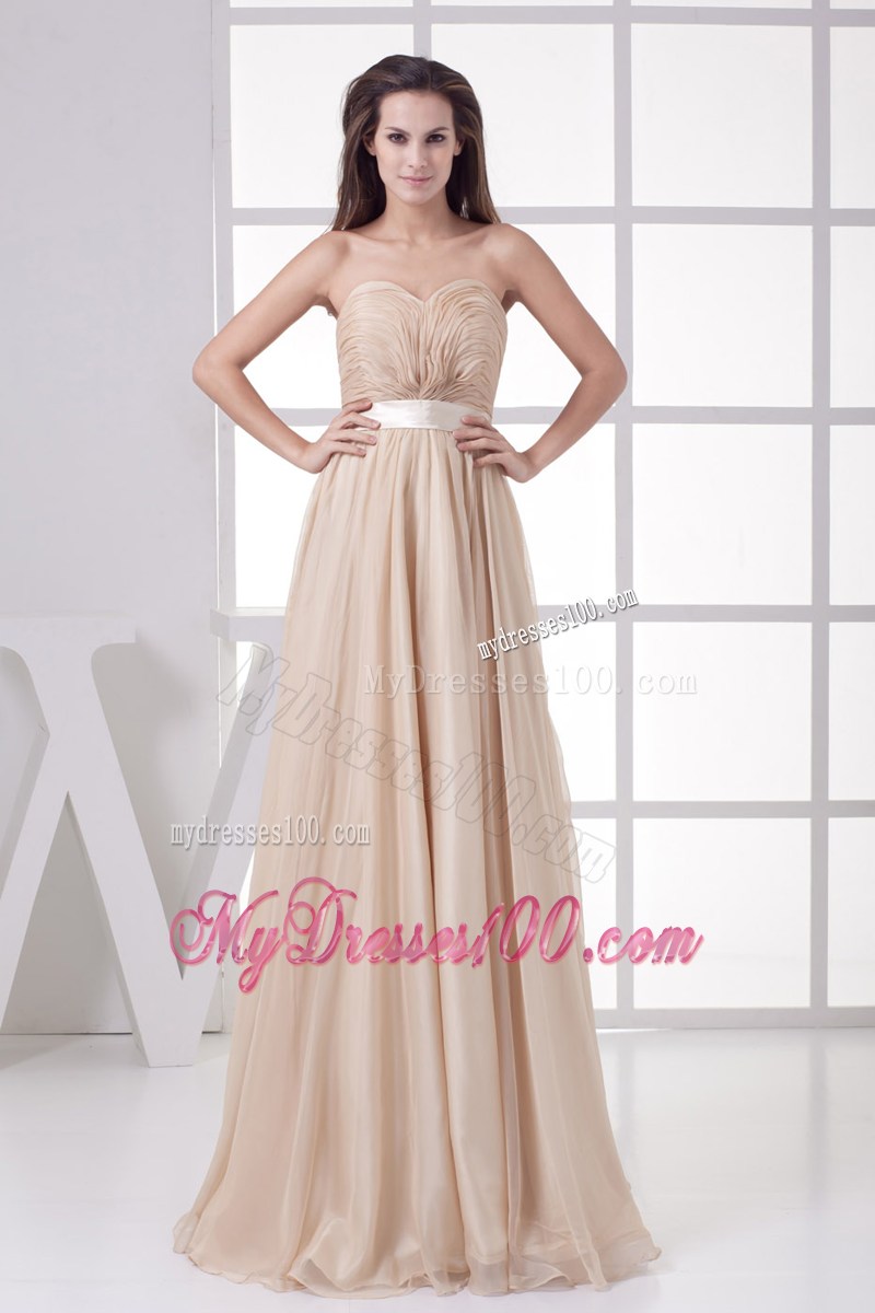 Most Popular 2013 Ruched Sweetheart Empire Long Prom Dress