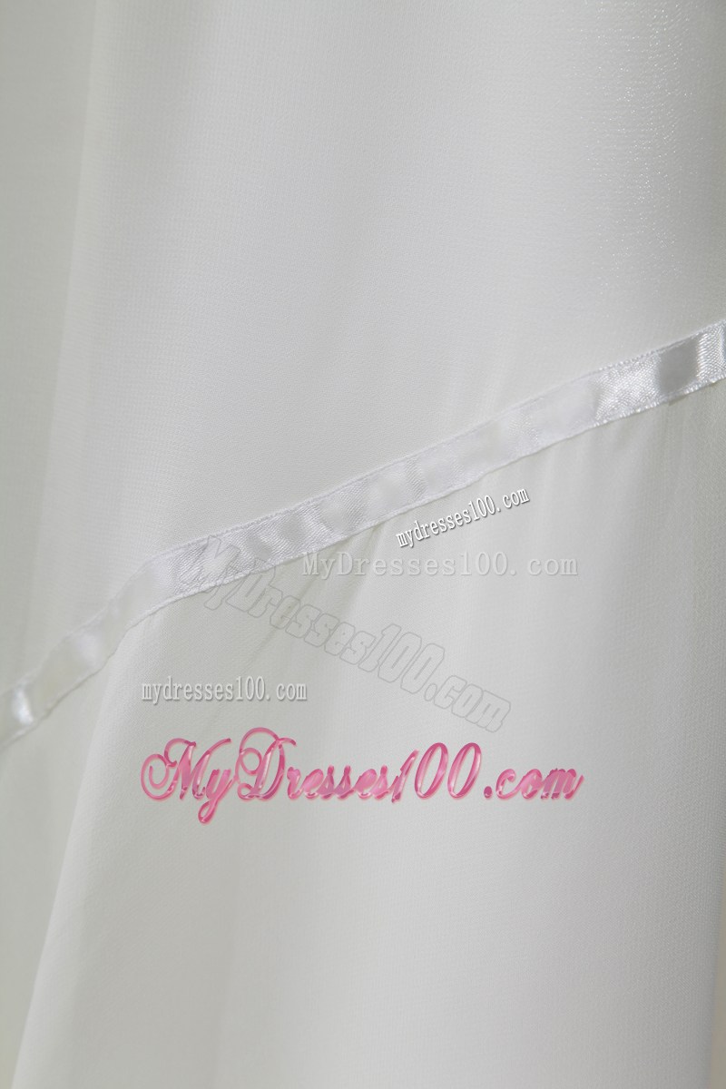 Spaghetti Straps Empire Long Prom Dress