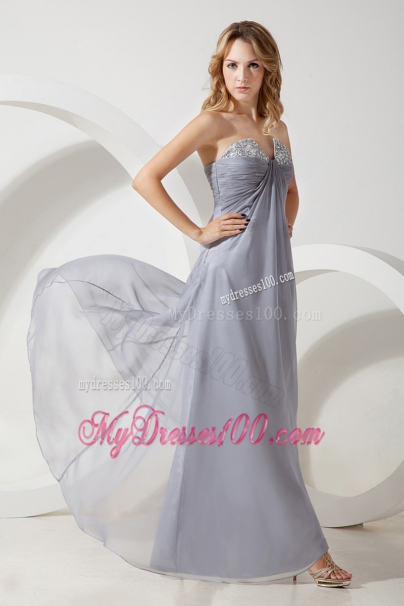 2013 Cheap Grey High Quality Strapless Prom Graduation Dresses